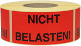TRANSPAK Hinweisetikett Lieferschein innenliegend 145 x 70 mm rot 1000 Stück/Rolle