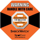 Shockwatch® 2 Schockindikator 75g Orange von TRANSPAK – Transportüberwachung für schwere Güter