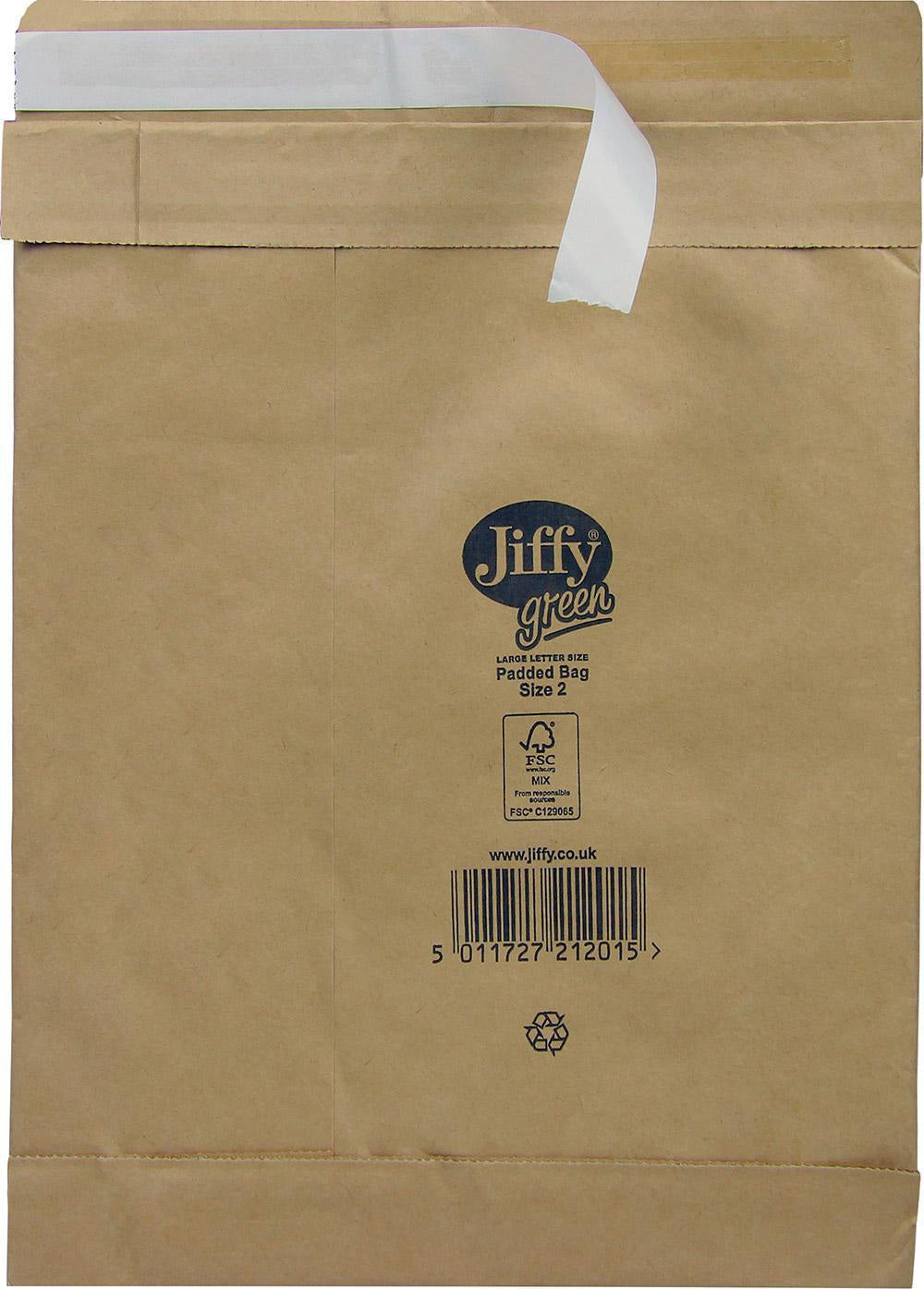 TRANSPAK Polsterversandtasche Papier 105x229mm – 200 Stk. umweltfreundlich