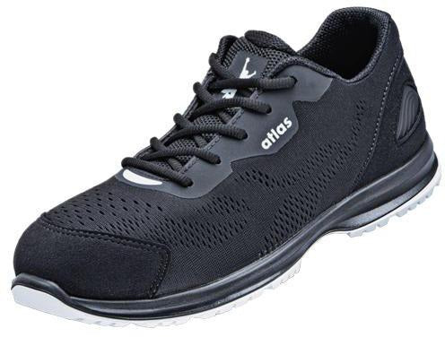 ATLAS Damensicherheitsschuh GX 155 S1P ESD EN ISO 20345 – Schwarz/Weiß, Gr. 35, Weite 10