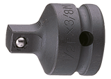KING TONY Profi-Werkzeuge - Kraft-Reduzieradapter, Sicherheitskugel, 1/2"F nach 3/8"M 4873P
