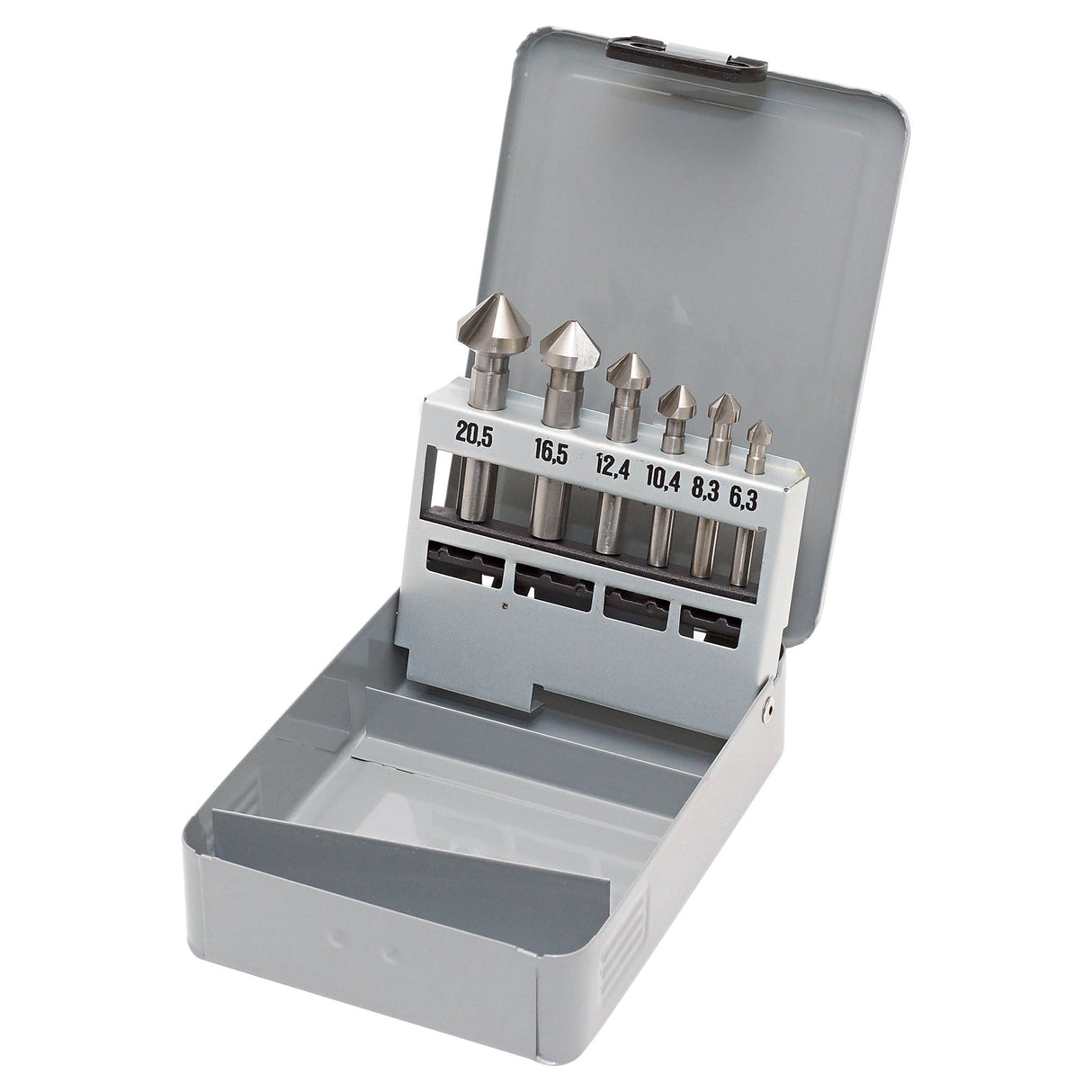 Kraftwerk 90° Kegelsenkersatz HSSE-Co5 DIN 335 C, Ø 6.3 - 20.5 mm, 6-tlg