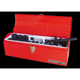KING TONY Profi-Werkzeuge - 1/2" Werkzeugkisten-Set,Kraft-Steckschlüssel, Zoll + metrisch 4422MP01