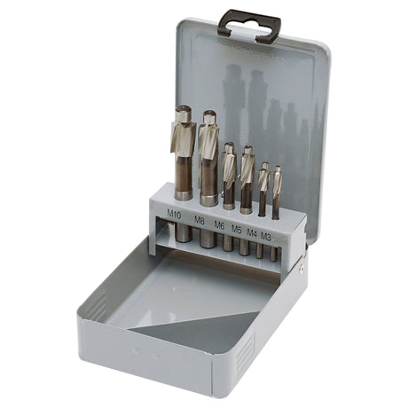 Kraftwerk Flachsenkersatz HSS-E Co5, Ø 3,4 - 11 mm, 6-tlg