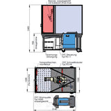 Schweisskraft Schweißroboterstation 02.02 FD-V8 Welbee A350P wassergekühlt, Option 01 - Art. 1850105