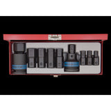 KING TONY Profi-Werkzeuge - 3/4" Kraft-Schraubschlüssel-Set - 11 tlg. 6411MP