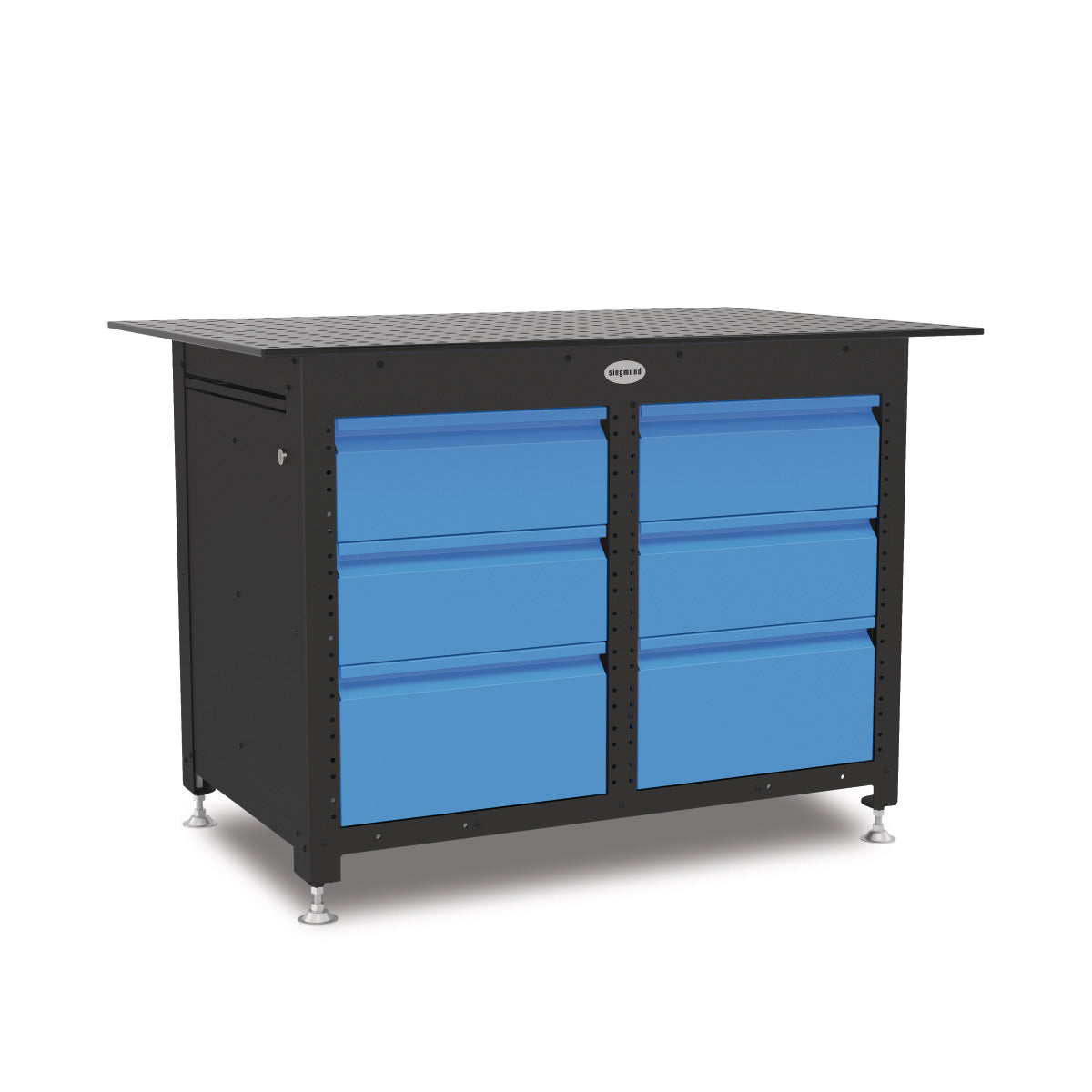 Schweisskraft Werkbank Workstation 1208 geschlossen inklusive 6 Schubladen Siegmund - Art. 191164409
