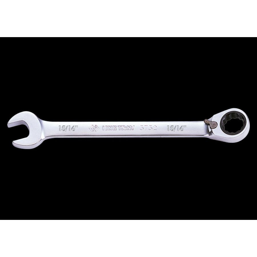 KING TONY Profi-Werkzeuge - 11/16" Ratschenschlüssel, Zoll 373222S