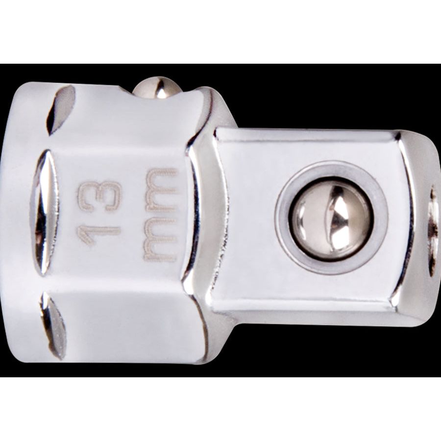 KING TONY Profi-Werkzeuge - Adapter Ratschenschlüssel, 13 mm, Antrieb 3/8" 373203R