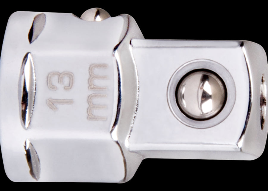 KING TONY Profi-Werkzeuge - Adapter Ratschenschlüssel, 13 mm, Antrieb 3/8" 373203R