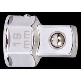 KING TONY Profi-Werkzeuge - Adapter Ratschenschlüssel, 13 mm, Antrieb 1/2" 373204R