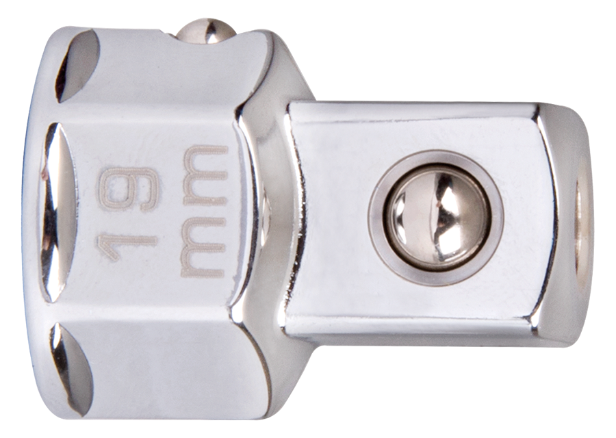 KING TONY Profi-Werkzeuge - Adapter Ratschenschlüssel, 13 mm, Antrieb 1/2" 373204R