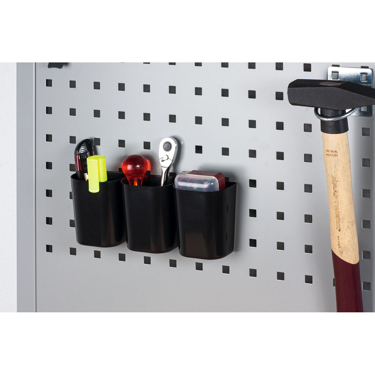 Kraftwerk Universalbehälter für Vierkantlochwand, 90 x 75 x 50 mm, 5-tlg