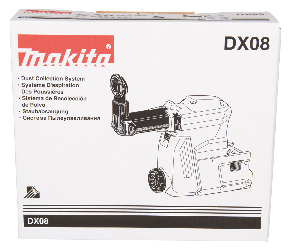 Makita Staubabsaugung DX08 – mit großem Staubbehälter & Filterreinigung - 199581-0