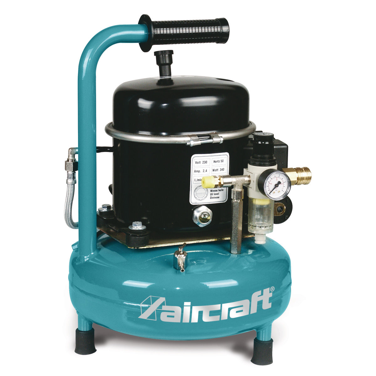 AIRCRAFT Kolbenkompressor - Tagbarer Kompressor AIRBOY SILENCE Flüsterkompressor 50 PRO SM-2000100