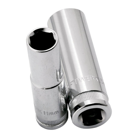 Kraftwerk PRO LINE 3/8" Steckschlüsseleinsatz Aussen Sechskant, lang, 11 mm