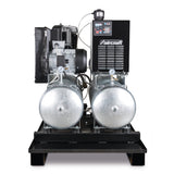 Aircraft AIRPROFI DUO Stationärer Kolbenkompressor mit 2x 100 Liter-Druckluftbehältern, Kältetrockner, Feinfilter, Kondensatableiter- und aufbereiter 703/2x100/10 KK | Art.-Nr. 2023074
