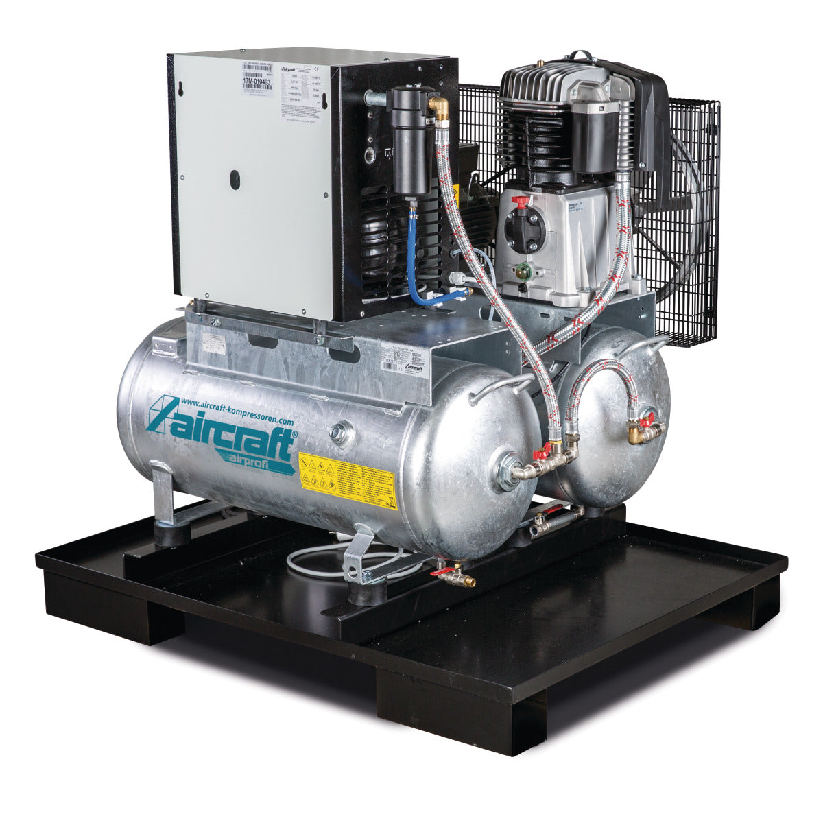 Aircraft AIRPROFI DUO Stationärer Kolbenkompressor 703/2x75/13 K | Art.-Nr. 2023186