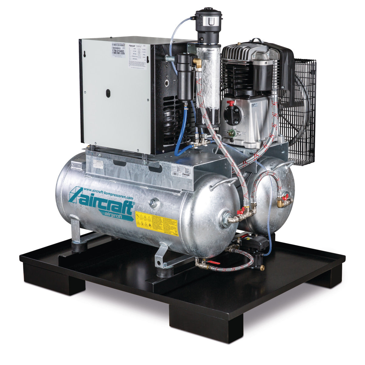 Aircraft AIRPROFI DUO Stationärer Kolbenkompressor 703/2x75/13 KK | Art.-Nr. 2023187