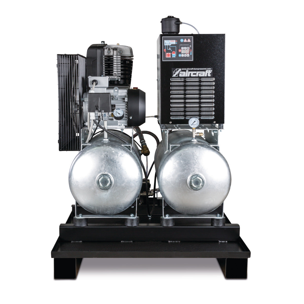 Aircraft AIRPROFI DUO Stationärer Kolbenkompressor 703/2x75/13 KK | Art.-Nr. 2023187