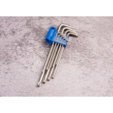 KING TONY Profi-Werkzeuge - TORX® 6-Kantschlüssel-Set, extra lang - 9 tlg. 20319PR