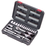 Kraftwerk BASIC LINE 1/4" Umschaltknarre Steckschlüssel-Satz, 82-tlg