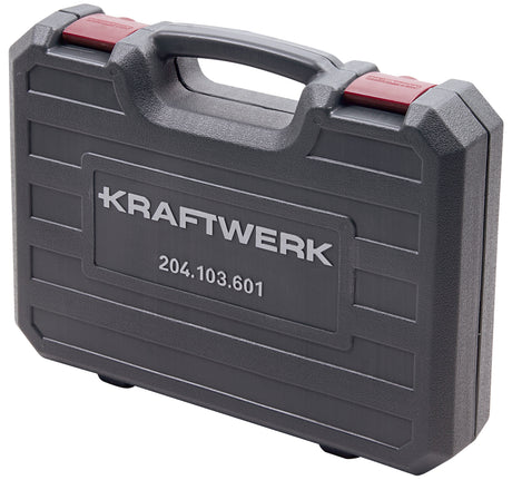 Kraftwerk BASIC LINE 1/4" + 3/8" Umschaltknarren Steckschlüsselsatz Werkzeugkoffer, 105-tlg.
