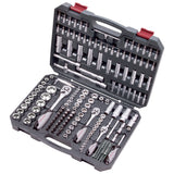 Kraftwerk BASIC LINE 1/4" + 3/8" +1/2" Umschaltknarren Steckschlüssel-Satz, 200-tlg