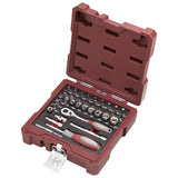 Kraftwerk PRO LINE 1/4" Steckschlüssel-Satz, Zoll-Ausführung, 35-tlg