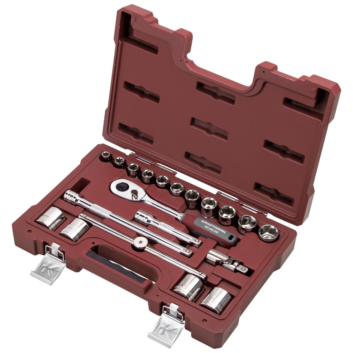 Kraftwerk PRO LINE 1/2" Steckschlüssel-Satz, Zoll-Ausführung, 20-tlg