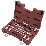 Kraftwerk PRO LINE 1/2" Steckschlüssel-Satz, Zoll-Ausführung, 20-tlg