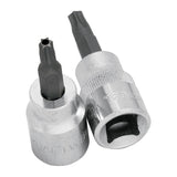 Kraftwerk PRO LINE 3/8" Schraubendreher-Steckschlüsseleinsatz Innen TX, TORX mit Bohrung, TS30