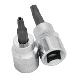 Kraftwerk PRO LINE 3/8" Schraubendreher-Steckschlüsseleinsatz Innen TX, TORX mit Bohrung, TS60