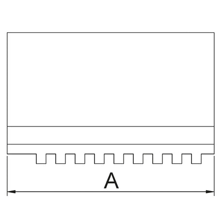 BERNARDO Backe für 4-Backenfutter DK12 – Modell Weiche Monoblockbacke DSJ-DK12-160