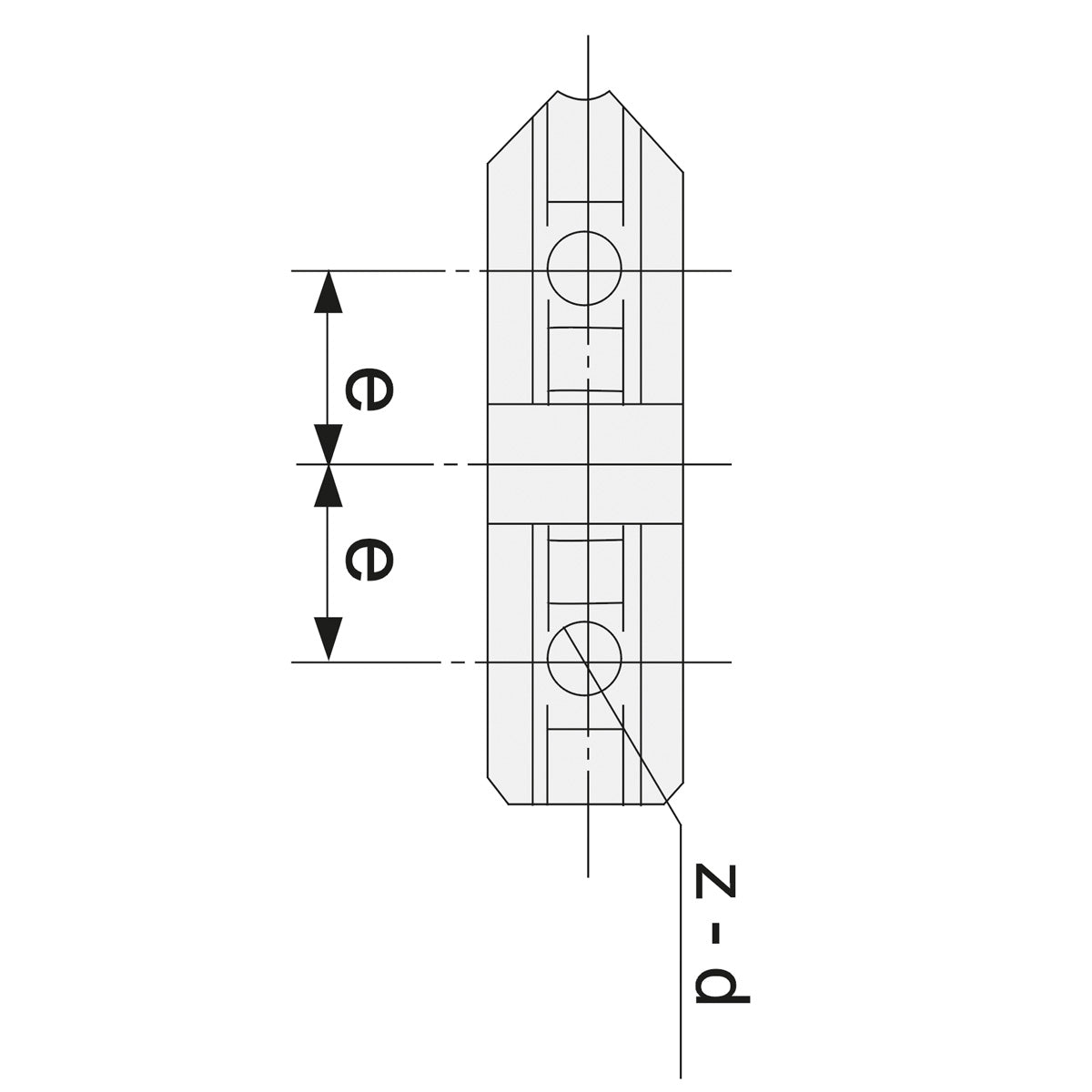 BERNARDO Backe für 4-Backenfutter DK12 – Modell Grundbacke DMJ-DK12-630