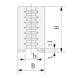 BERNARDO Backe für 3-Backenfutter DK11 – Modell Umkehr-Aufsatzbacke DTJ-DK11-500
