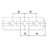 BERNARDO Backen für 3-Backenfutter PS3 / PO3 – Modell Grundbacken MJ-PS3-315