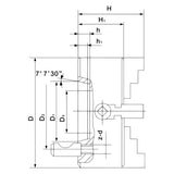 BERNARDO Planscheibe – Modell Planscheibe K72-200/D5