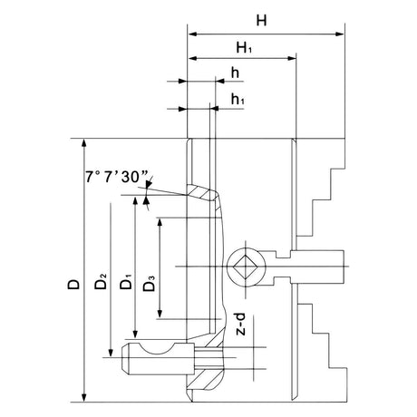 BERNARDO Planscheibe – Modell Planscheibe K72-1000/D11