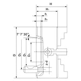 BERNARDO Planscheibe – Modell Planscheibe K72-1000/D15