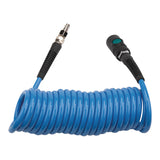 AIRCRAFT Spiralschlauch  PU 6,5x10mm 5m mit Einhand-Sicherheitskupplung SM-2105871