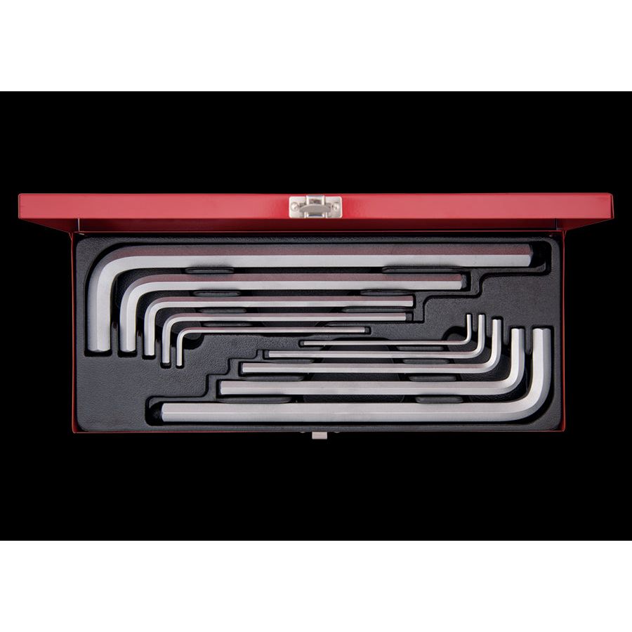 KING TONY Profi-Werkzeuge - 6-Kantschlüssel-Set, extra lang, metrisch - 10 tlg. 20210MR