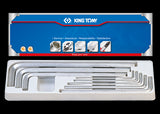 KING TONY Profi-Werkzeuge - 6-Kantschlüssel-Set, extra lang, metrisch - 8 tlg. 20208MR01
