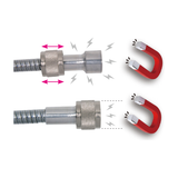 KING TONY Profi-Werkzeuge - Flexibler Magnetsucher mit starkem Magneten 3kgs 2121A18