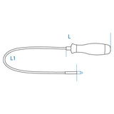 KING TONY Profi-Werkzeuge - Magnetische Spitze - 5 mm 212118