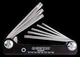 KING TONY Profi-Werkzeuge - TORX® 6-Kantschlüssel-Set, mit Halter - 8 tlg. 20308PR