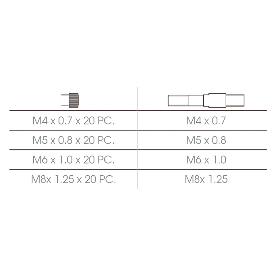 KING TONY Profi-Werkzeuge - Manueller Nietzangen-Set, mit Zubehör - 85 tlg. 213009MR