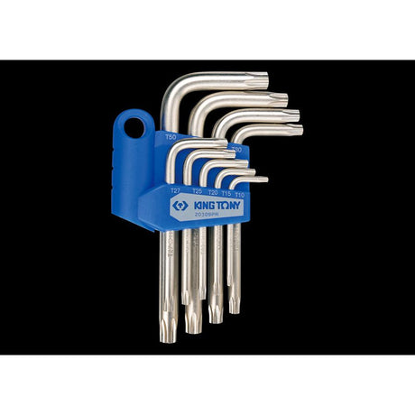 KING TONY Profi-Werkzeuge - TORX® 6-Kantschlüssel-Set - 9 tlg. 20309PR