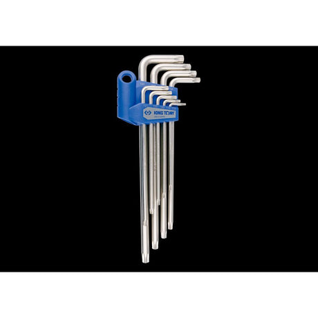 KING TONY Profi-Werkzeuge - TORX® 6-Kantschlüssel-Set, extra lang - 9 tlg. 20319PR