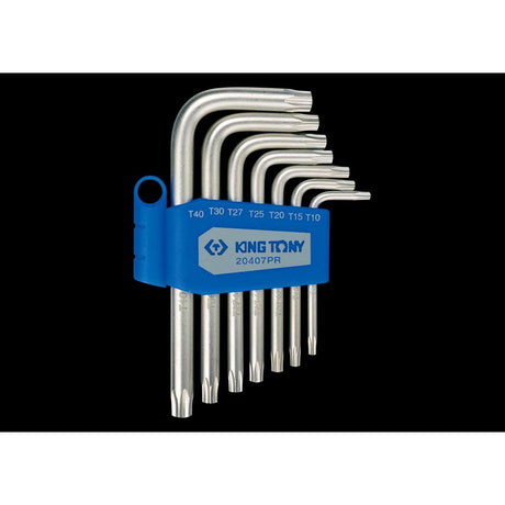 KING TONY Profi-Werkzeuge - RESISTORX® Schraubendreher-Set - 7 tlg. 20407PR